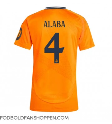 Real Madrid David Alaba #4 Udebanetrøje Dame 2024-25 Kortærmet